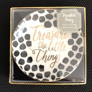 Black and White Trinket Tray